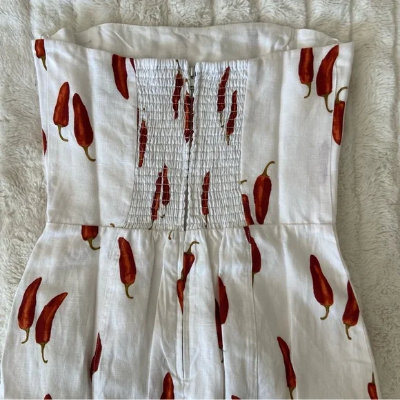 🌿NWT Reformation Prescott Linen Dress in Jalapeño